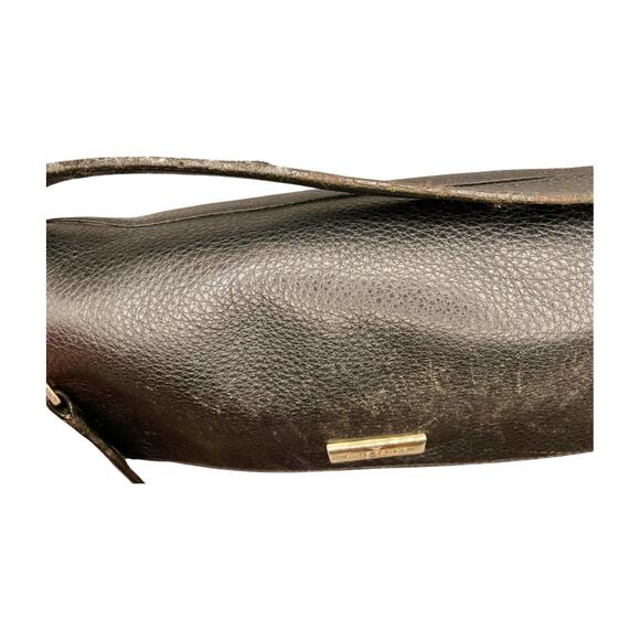 Kate Spade Black Pebbled Leather Foldover Crossbody - Picture 2 of 4